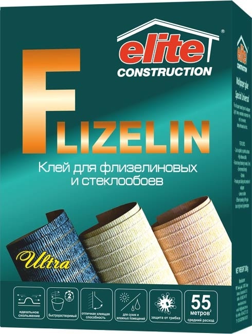 Клей для флизелиновых обоев "FLIZELIN Флизелин" 0,3кг (385157)