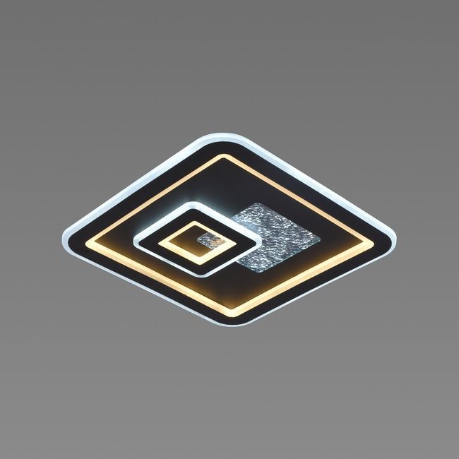 Люстра світлодіодна акрилова INTEREES IS 5310 BK, Черный