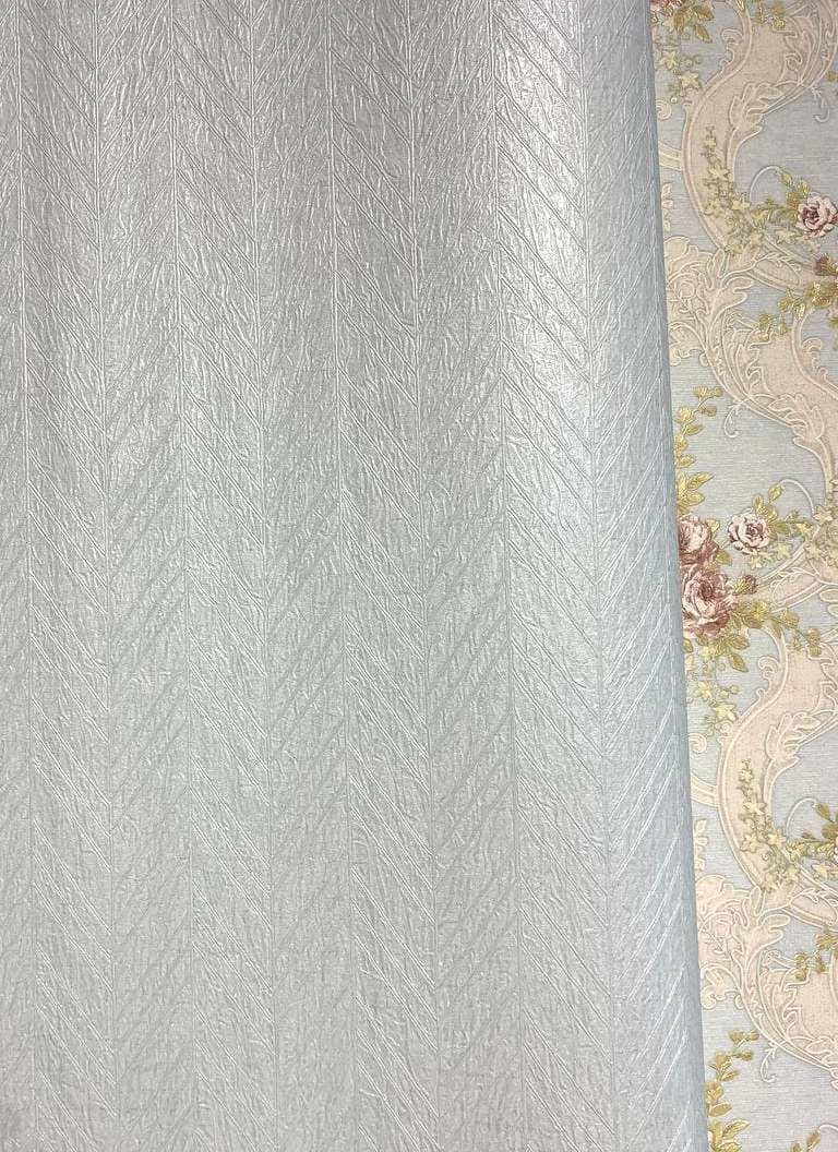 Шпалери вінілові на флізеліновій основі Yuanlong Reema блакитний 1,06 х 10,05м (23031)