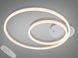 Стельова LED люстра біла 58W два кільця димер ПДУ