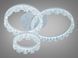 Люстра потолочная LED Diasha MX78204 белая 87 Вт акриловые кольца