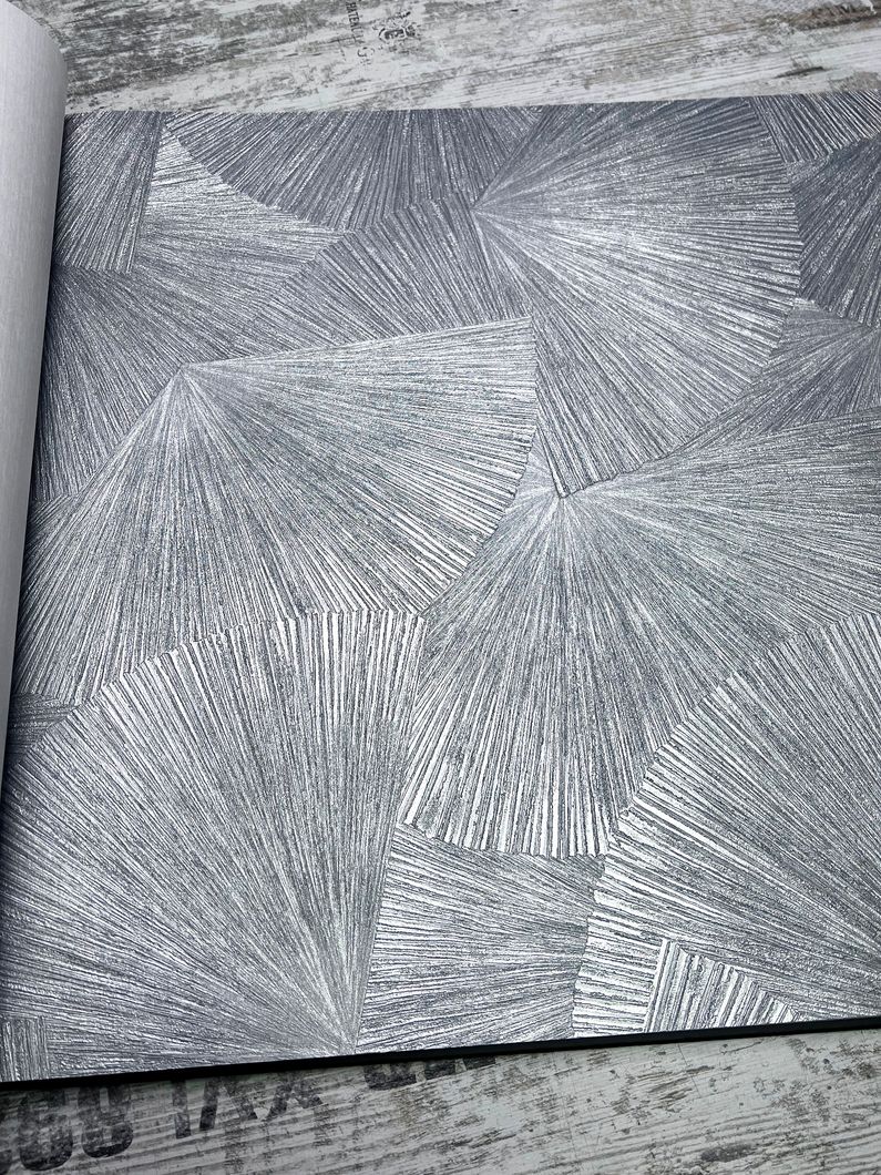 Шпалери вінілові на флізеліновій основі Erismann Fashion for Walls 3 сріблястий 1,06 х 10,05м (12099-29)