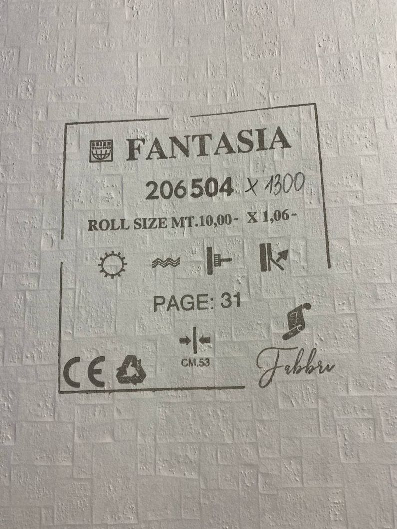 Обои виниловые на флизелиновой основе Wiganford Fantasia тёмно-серый 1,06 х 10,05м (206504)