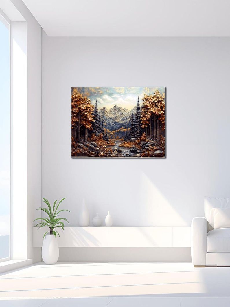 Картина на холсте МАKO " Золотая осень " 50x70 см MK10515_5070