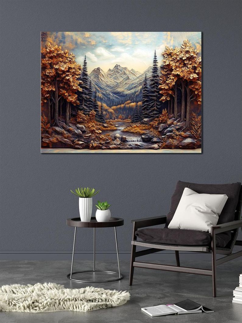 Картина на холсте МАKO " Золотая осень " 50x70 см MK10515_5070