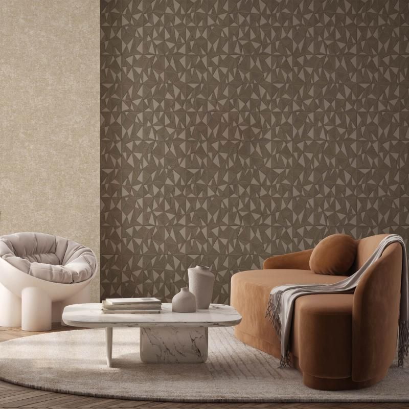 Обои виниловые на флизелиновой основе OMEGA AdaWall тёмно-серый 1,06 х 10,05м (23204-5)