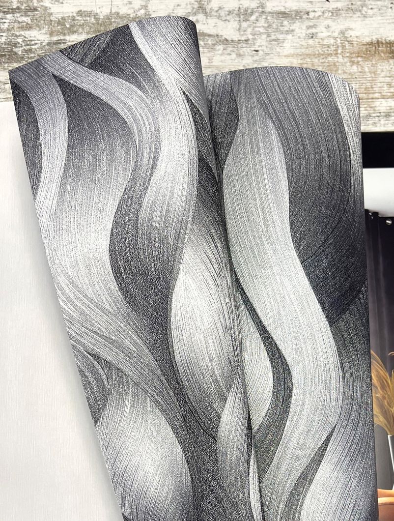 Шпалери вінілові на флізеліновій основі Erismann Elle Decoration сірий 1,06 х 10,05м (12116-15)