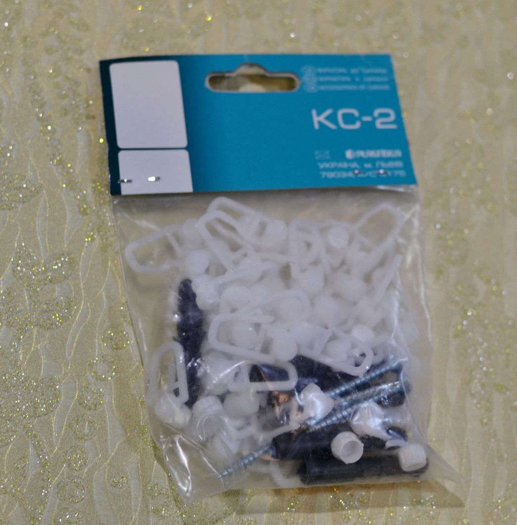 Фурнитура до карниза КС-2 2,10м (101249), Белый4, Белый