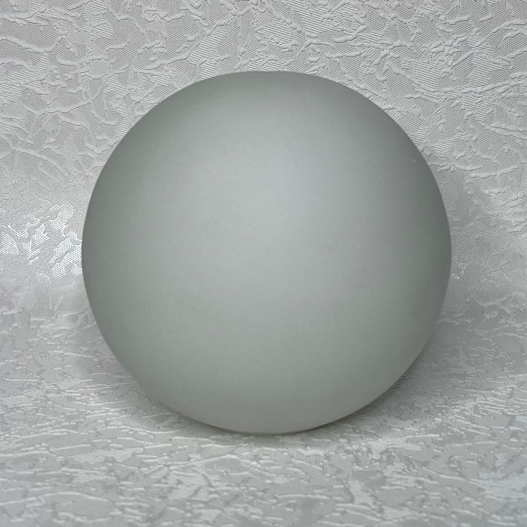 Плафон люстри, діаметр верхнього отвору 5,3 см, висота 13 см, ширина 12.5 см, Білий, Білий