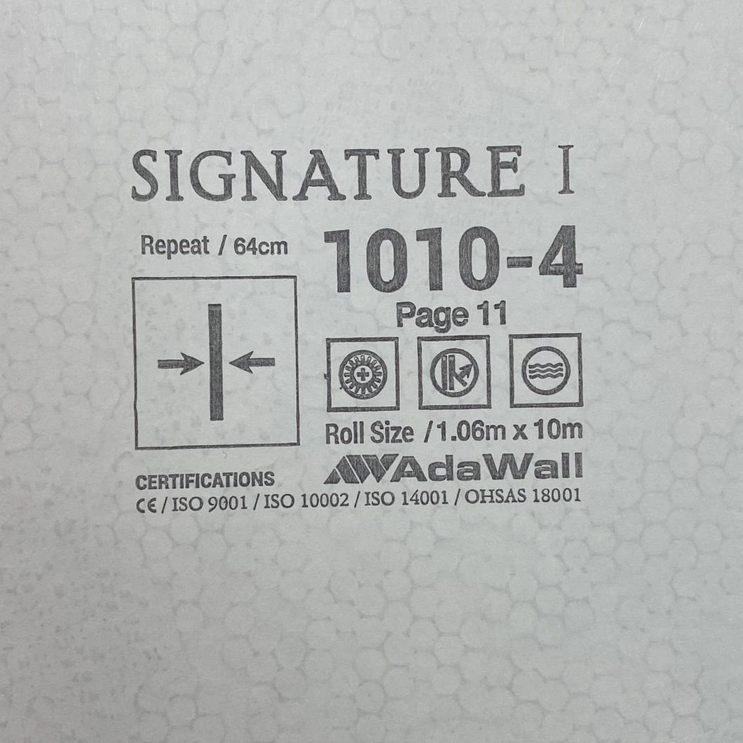 Шпалери вінілові на флізеліновій основі золотистий AdaWall Signature 1,06 х 10,05м (1010-4)