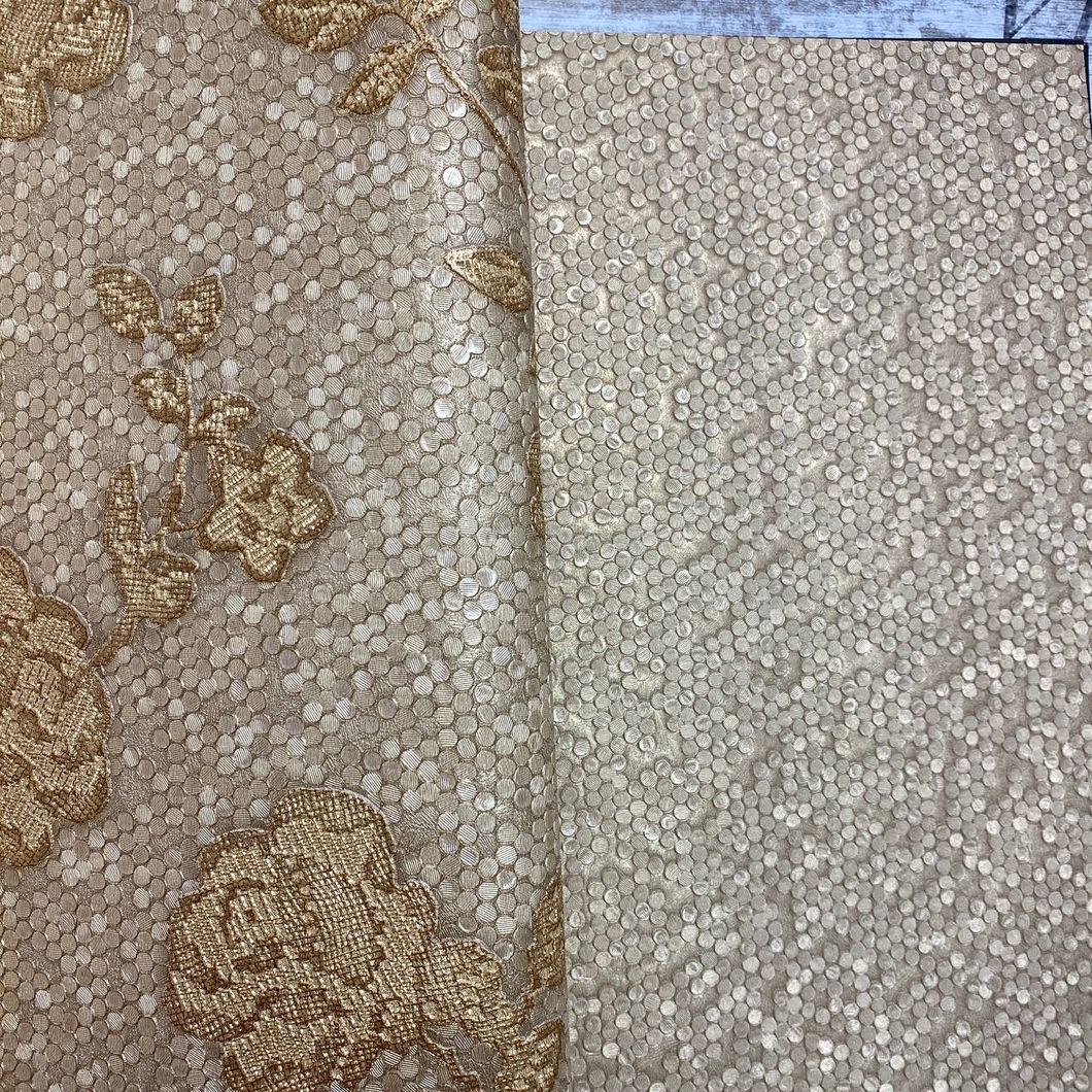 Шпалери вінілові на флізеліновій основі AdaWall Signature золотистий 1,06 х 10,05м (1010-4)