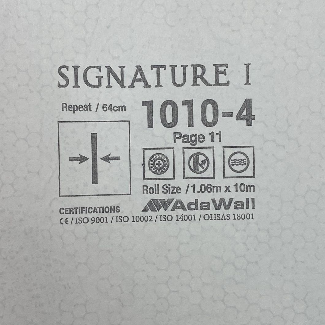 Шпалери вінілові на флізеліновій основі AdaWall Signature золотистий 1,06 х 10,05м (1010-4)
