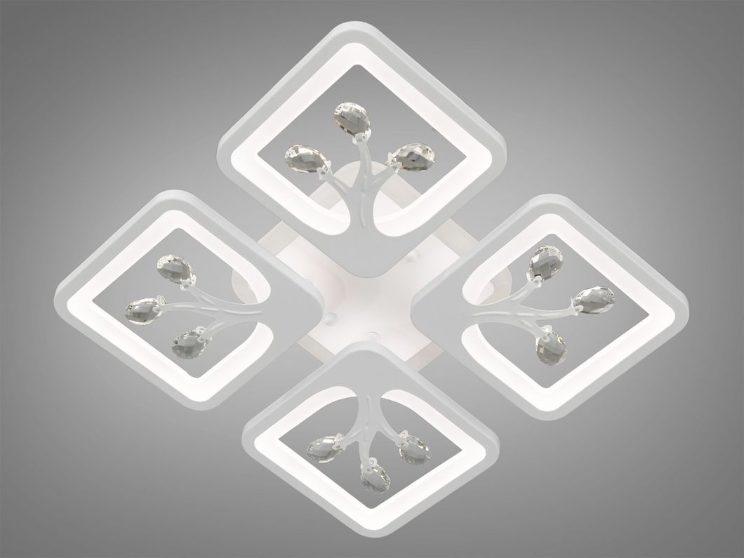 LED люстра с димером и подсветкой, 85W