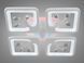 LED люстра с димером и подсветкой, 85W