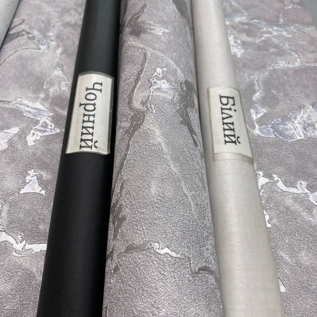 Обои виниловые на флизелиновой основе светло-серый Roka AdaWall 1,06 х 10м (23103-4)