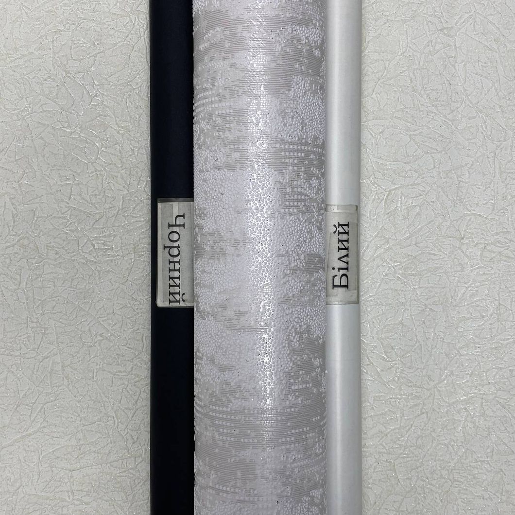 Обои акриловые на бумажной основе Серые Метеорит Славянские обои В227 Colorit 0,53м х 10,05м (5231-05)