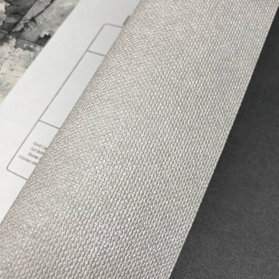 Обои виниловые на флизелиновой основе Duka Linen серо-бежевый 1,06 х 10,05м (28333-5)