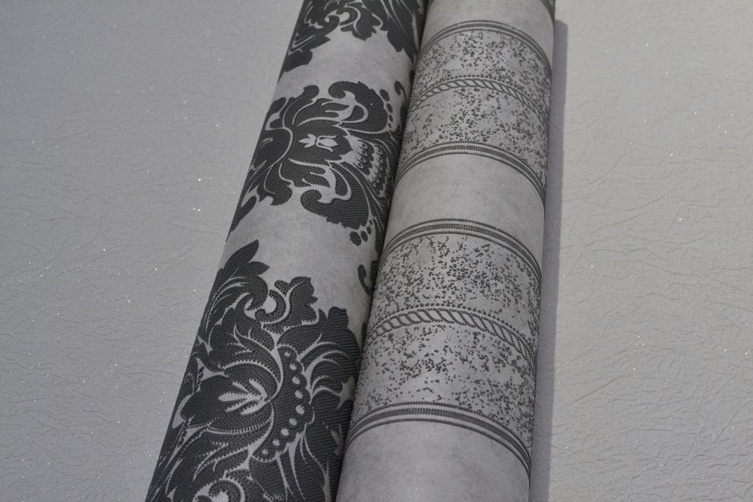 Обои акриловые на бумажной основе Слобожанские обои серый 0,53 х 10,05м (479-01),, Розовый, Розовый
