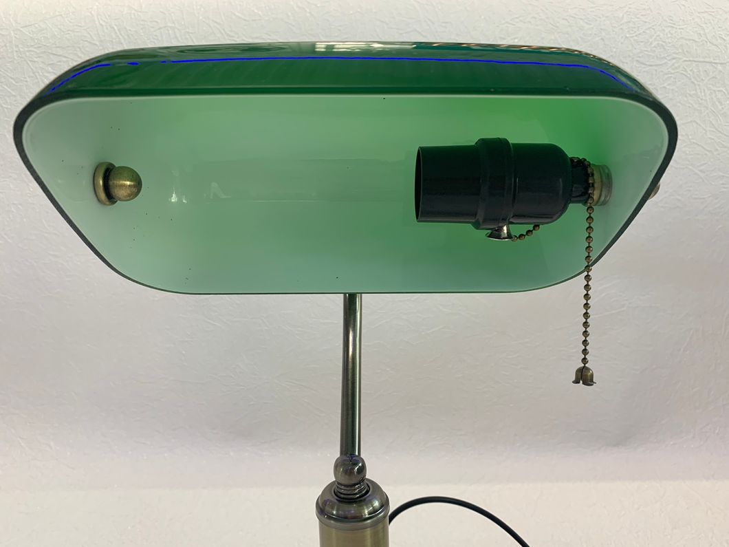 Лампа настільна зелена на 1 лампа (TY-2323), Зелений, Зелений