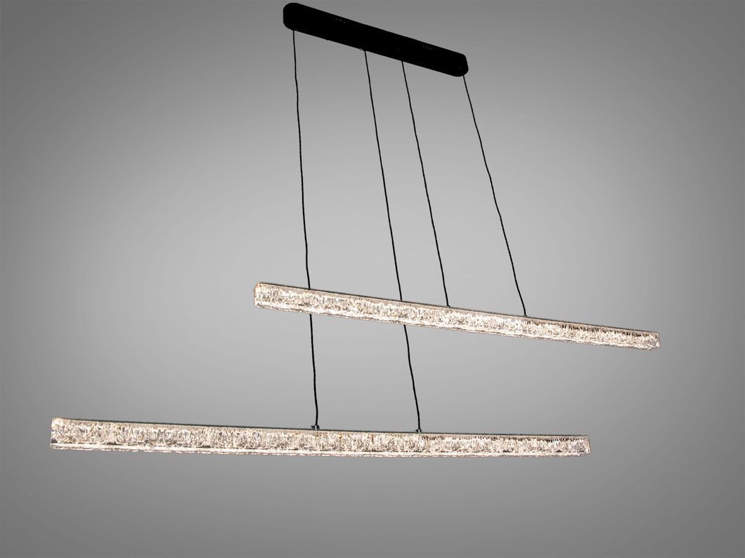 Подвесная LED люстра Diasha черная 58 Вт 10 м&sup2;