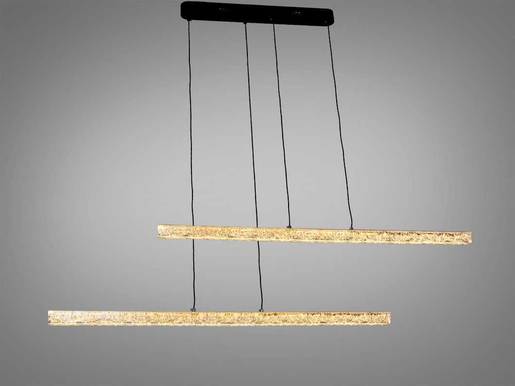 Подвесная LED люстра Diasha черная 58 Вт 10 м&sup2;