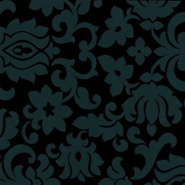 Самоклейка декоративная GEKKOFIX класический чёрный орнамент полуглянец 0,45 х 15м (10109), Ивано-Франковск