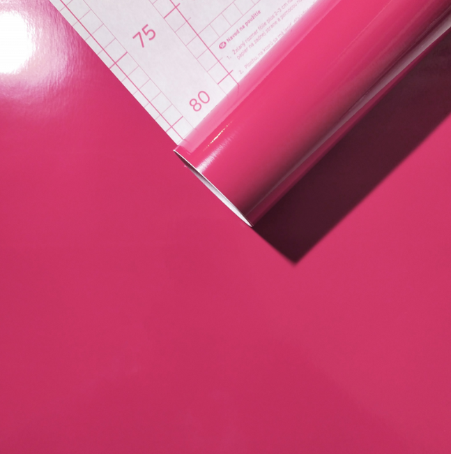 Самоклейка декоративная D-C-Fix Однотонная Magenta розовый глянец 0,45 х 15м (200-2883), Розовый, Розовый