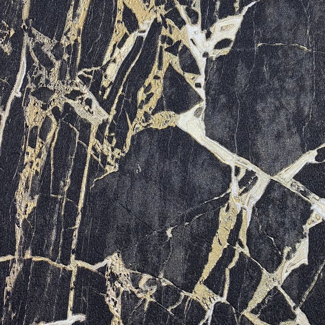 Шпалери вінілові на флізеліновій основі Emiliana Parati Carrara чорний 1,06 х 10,05м (84601)