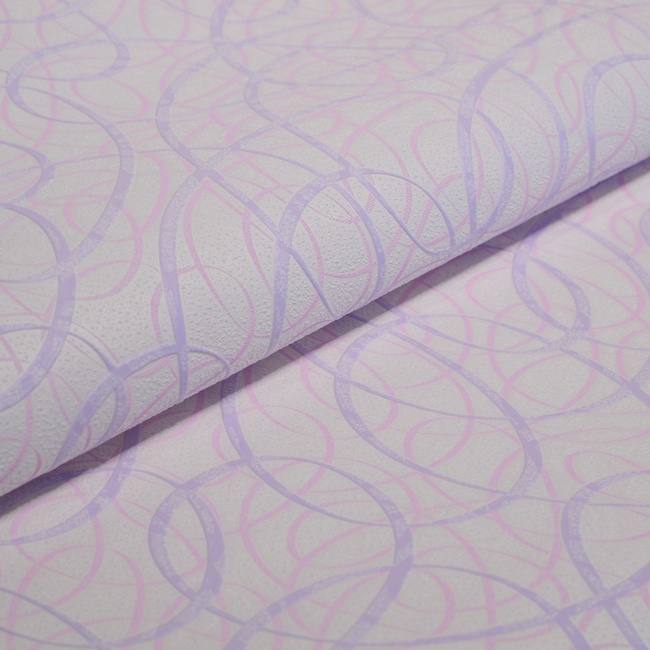 Обои виниловые на флизелиновой основе Славянские обои Office Style В88 Салют фиолетовый 1,06 х 10,05м (1207-06)