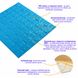 Панель стеновая самоклеящаяся декоративная 3D под кирпич Синий 700х770х7мм (003), Синий, Синий