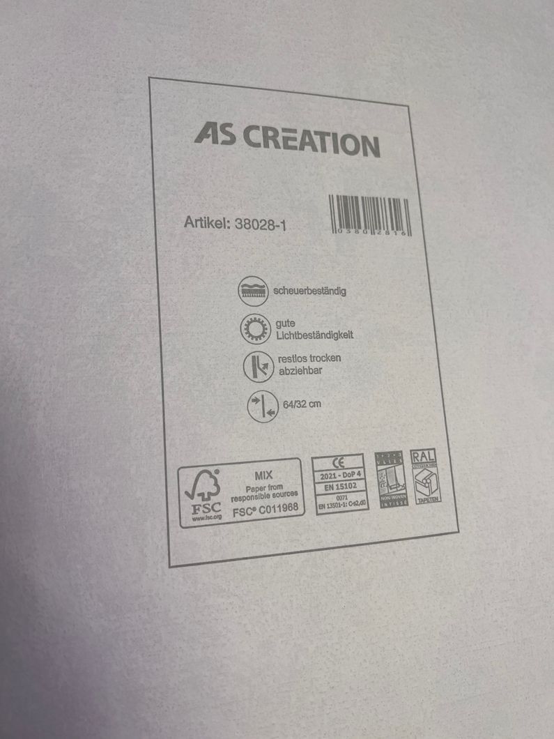 Обои виниловые на флизелиновой основе AS Creation Cuba зелёный 0,53 х 10,05м (38028-1)