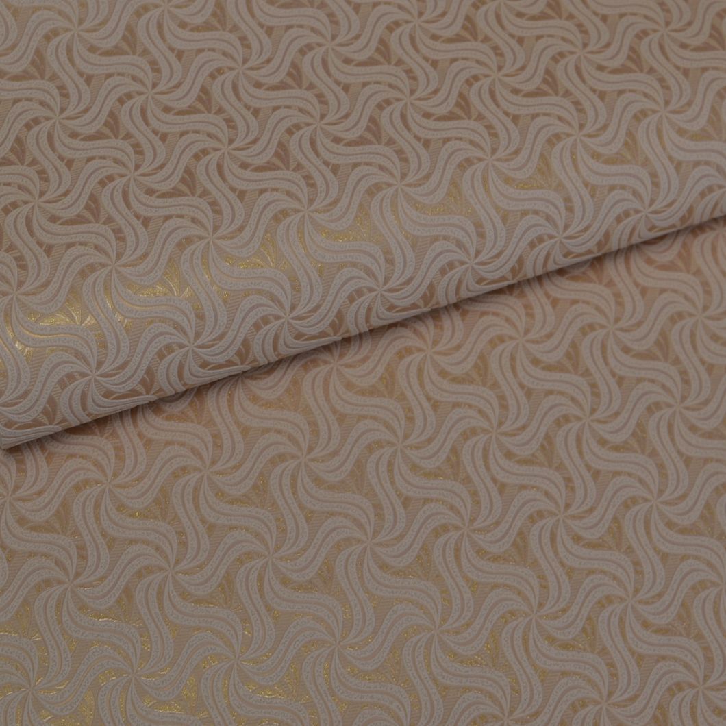 Обои виниловые на бумажной основе Славянские обои Comfort+ В40,4 Иллюзия золотистый 0,53 х 15м (5658-12)