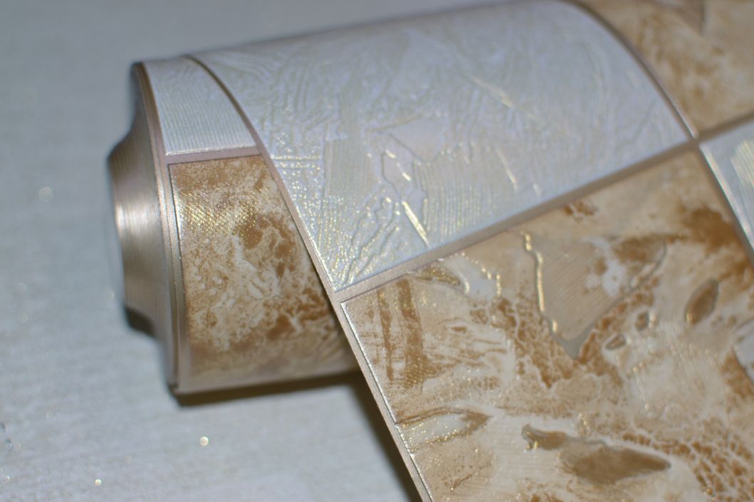 Шпалери вінілові на паперовій основі супер мийка Слов'янські шпалери Expromt B49.4 Доміно жовтий 0,53 х 10,05м (5579 - 05)