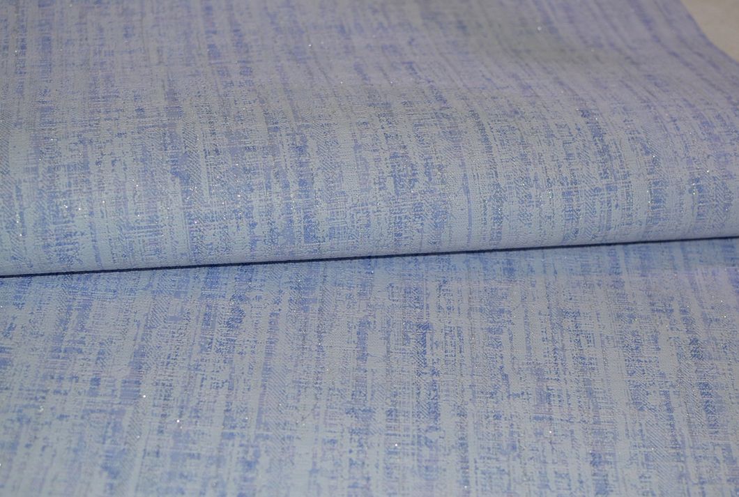 Обои виниловые на бумажной основе Славянские обои B53,4 Елена 2 голубой 0,53 х 10,05м (5537 - 03)