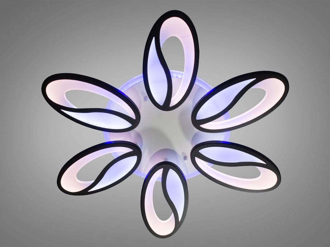 Потолочная LED-люстра с диммером и подсветкой, 105W