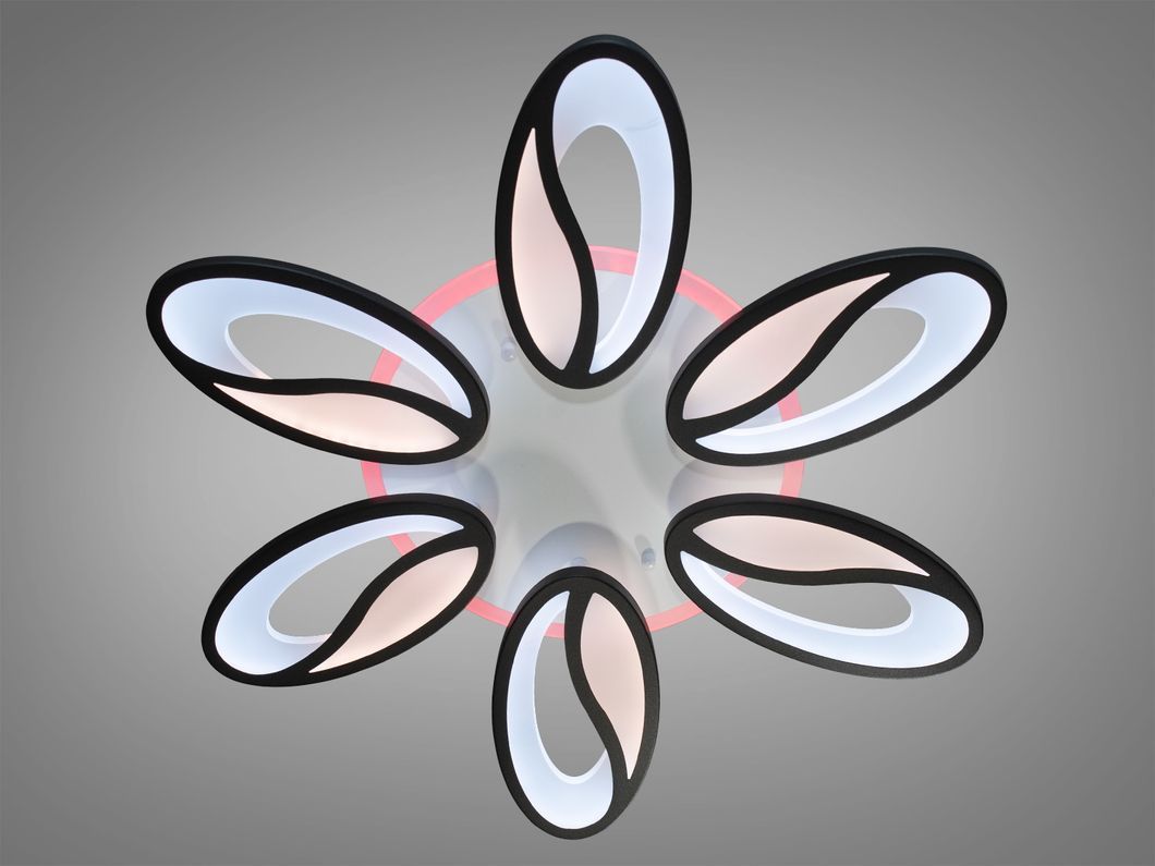 Потолочная LED-люстра с диммером и подсветкой, 105W