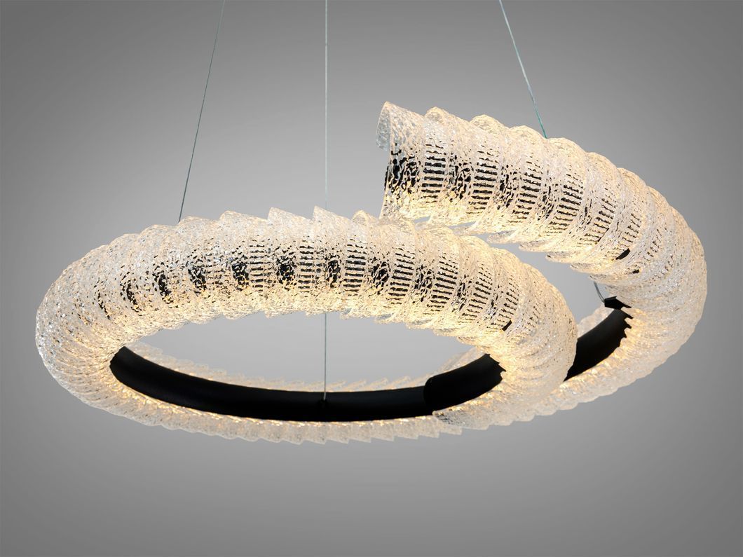 Подвесная LED люстра Diasha черная 36Вт CCT