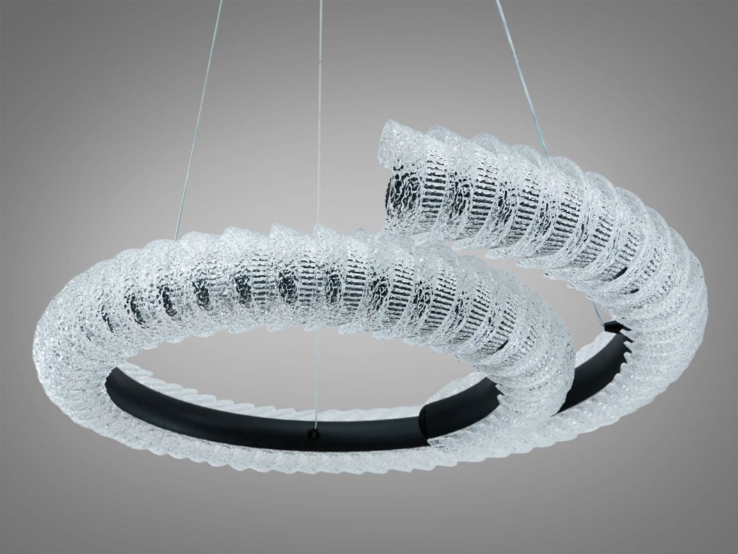 Подвесная LED люстра Diasha черная 36Вт CCT