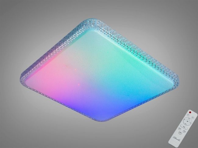 Смарт люстра LED біла RGB 80 Вт до 15 м&sup2;, I-LINK додаток