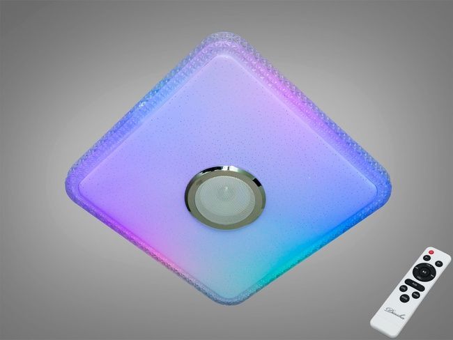 Люстра стельова смарт Diasha біла 70 Вт RGB BT, TUYA додаток
