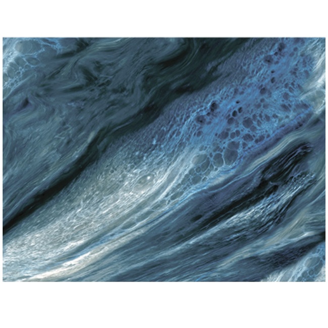 Самоклеюча вінілова плитка набір (6 рулонів) Аквамарін 3600Х2800Х2ММ (WB-SLH-005), Синий, Синій