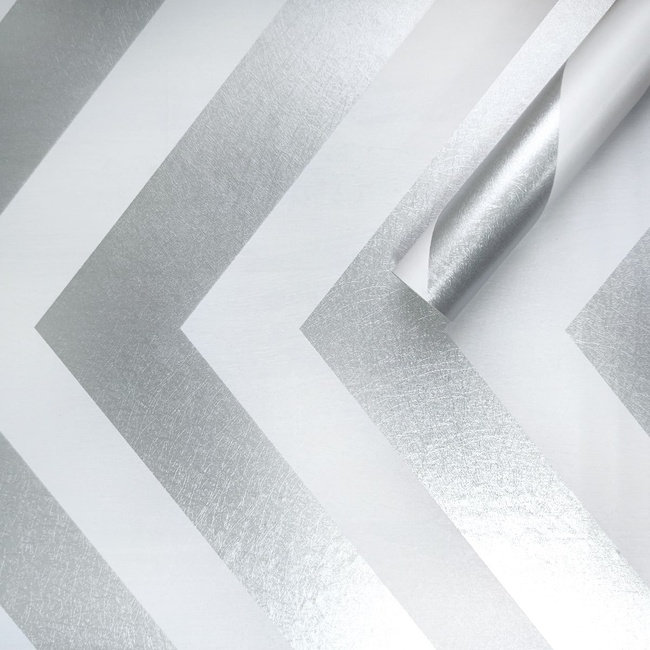 Самоклеюча декоративна плівка срібло 0,45Х10М (KN-X0075-1), Сріблястий, Сріблястий