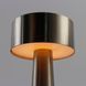 Настільна лампа сенсорна світлодіодна ESLLSE DOWN LIGHT з акумулятором 1200 mA Срібляста, Хром