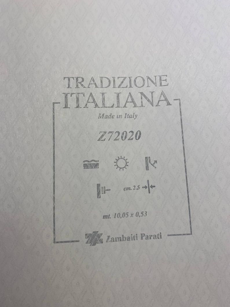 Обои виниловые на флизелиновой основе Zambaiti Parati Tradizione Italiana Золотистый 0,53 х 10,05м (Z72020)