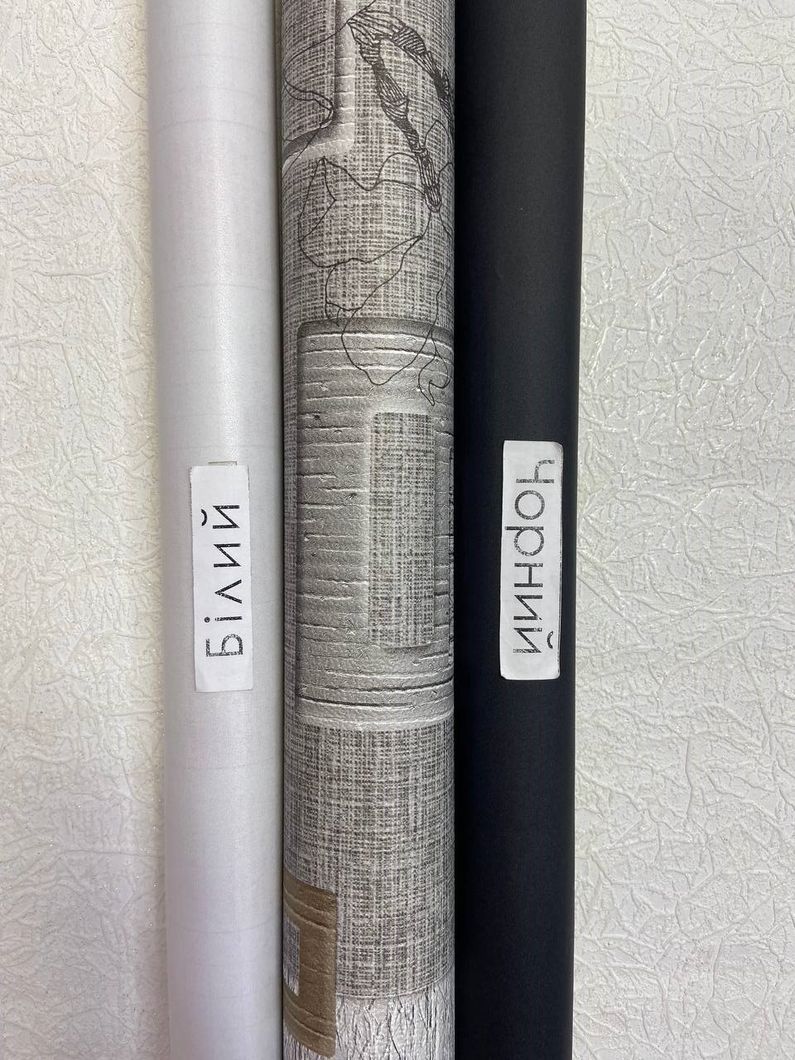Обои бумажные Эксклюзив серый 0,53 х 10,05м (060-11)