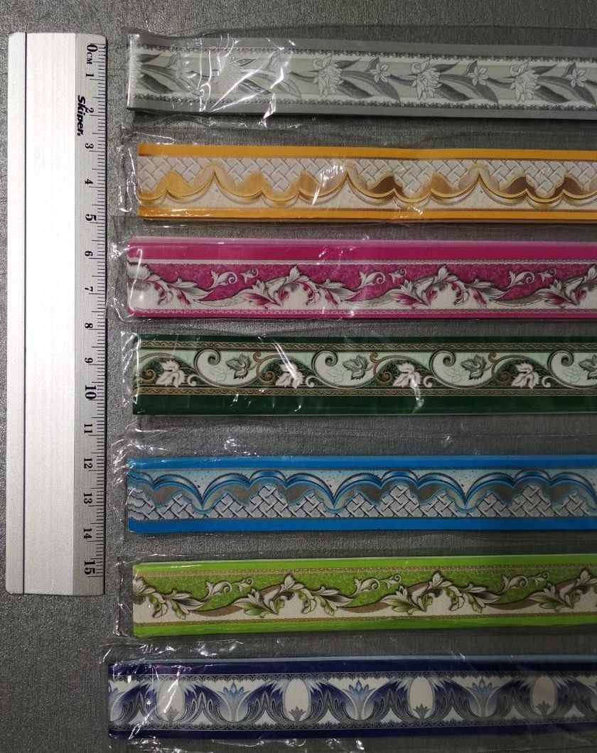 Бордюри для шпалер ширина 2 см різні кольори уточнюйте (421122), Разные цвета, Різні кольора