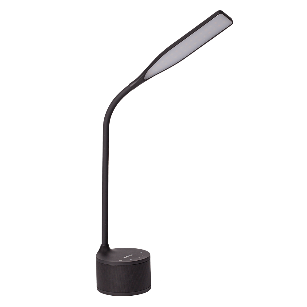 Розумна лампа MAXUS DKL RGB 8W Bluetooth-колонка чорна, Черный, Чорний