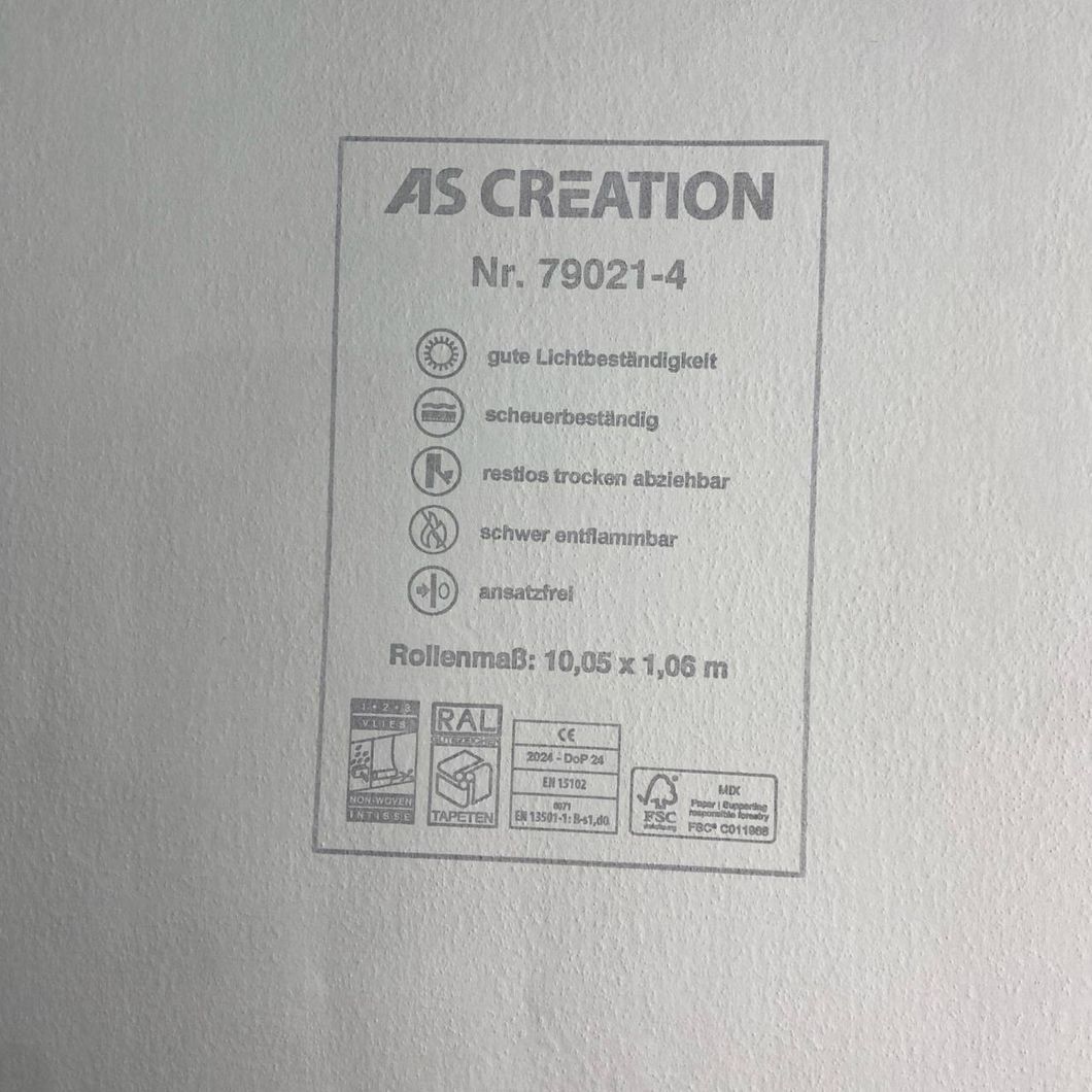 Обои виниловые на флизелиновой основе AS Creation Urban Garde серые 1,06 х 10,05м (79021-4)