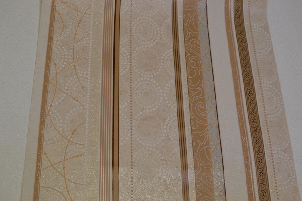 Шпалери вінілові на паперовій основі Слов'янські шпалери Comfort B53,4 Газон 2 коричневий 0,53 х 10,05м (5649 - 01)