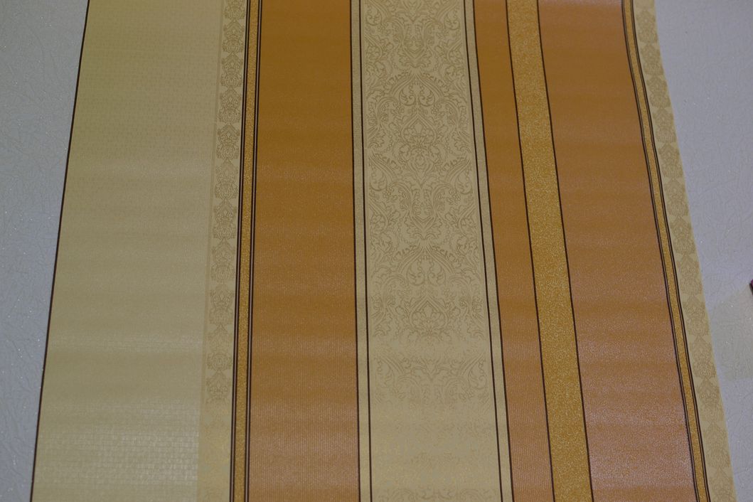 Обои бумажные Вернисаж оранжевый 0,53 х 10,05м (781 - 33)
